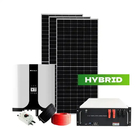 Alle in einer hybriden einfachen Installation Solarenergie-System-kompletten Kit For Homes 7KW 7.6KW