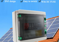 15A Solar-PV-Kombinator Box Schaltkreisbrecher 2 Strings Kunststoff 550VDC-Solarplatte