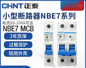 Chint NBE7, NB7 Miniaturleistungsschalter 6~63A, 80~125A, 1P, 2P, 3P, 4P für Stromkreis-Schutz AC220, 230V, Gebrauch 240V