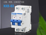 Miniaturleistungsschalter 1~63A, 80~125A, 1P, 2P, 3P, 4P Chint NXB für Gebrauch des Stromkreis-Schutz-AC230/400V