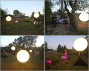 Dimmable-Ereignis-Ballon-Licht 800w, LED-Ballon beleuchtet Stativ-Berg der Dekorations-einbrennenden Wahl-1.6m/5.2ft