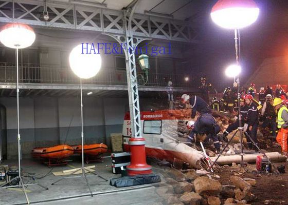 200W glänzen freie Stativ-Ballon-Lichter für industrielle und Rettungs-Beleuchtung im Freien