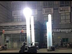 COLUMUS Not-Ausleuchtung Aufblasbarer Turm HMI1000W 360° Blendfrei Outdoor Tragbar