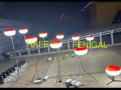 400W LED Inflatable Light Tower Soft Light for Work Areas Easy Setup