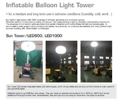 Nacht-Ausbildungsstativ LED steigt Beleuchtung für Polizei Militär-500W 230V im Ballon auf