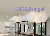 Kundenspezifische aufblasbare Wolken-Ballon-Licht-Dekoration 4 X 500w