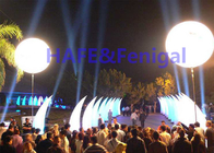 Kundenspezifisches Tätigkeits-Mond-Dekorations-Ballon-Flutlicht LED 400w 160cm