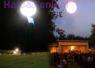 Kampagnen-Werbungs-beleuchtet dekorativer Mond-Ballon Gewohnheit LED 400w 600W 800W
