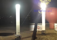 Tragbarer aufblasbarer Lichtmast 360 Grad für Tätigkeits-im Freien industrielle Rettung