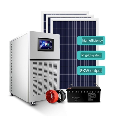 System-Haus 220v Offgrid der Solarenergie-8kw integrierte Generator-photo-voltaischen Gremiums-ganzen Satz