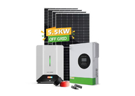 5.5kw Solarenergie Speichersystem Off-Grid Vollpaket Monokristallines Silizium