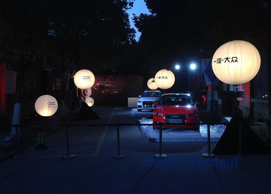 Kommerzielles aufblasbares Ballonlicht 3m Custom PVC Luftkugel mit LED-Licht 800W
