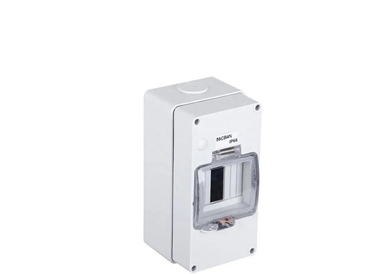 IP66 Gehäuse wasserdichte Kunststoffverteilbox 4 Wege Schalter MCB Box
