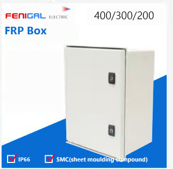 SMC Polyester FRP Box 220/380V Stromverteilungsbox IP66 Wasserdichte elektrische Box