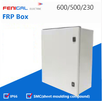 SMC Polyester FRP Box 220/380V Stromverteilungsbox IP66 Wasserdichte elektrische Box