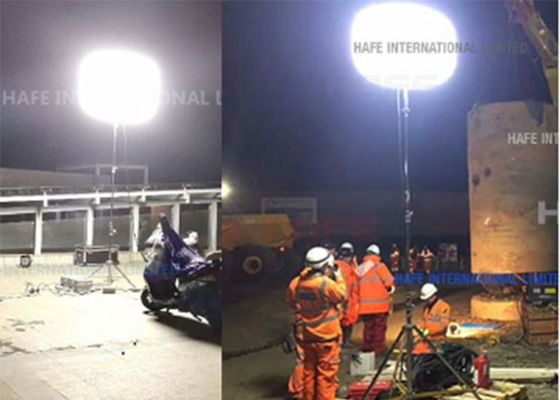 1000W LED-Glanzfreie Notfallrettung Industriebau Sicherheitsballonlicht