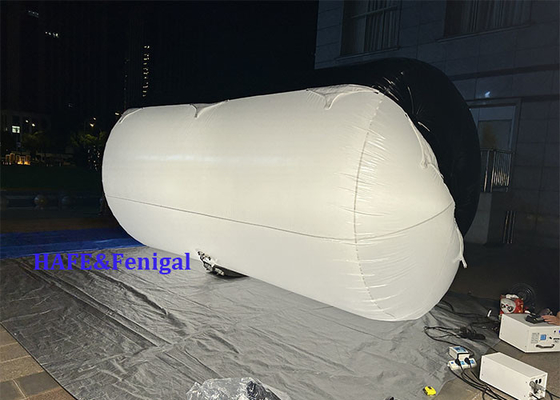1.8kw Rohr Helium Luft gefüllt Bi Farbe LED DMX CRMX Steuerung Ballon Lichter Film