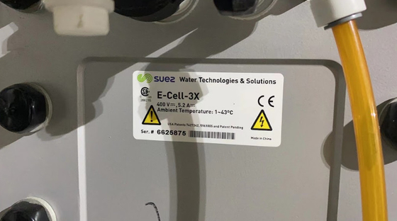 Durchfluss 5,0 M3/h Veolia Suez EDI-Module E-Cell-3X Suez zur Bereitstellung von ultrareinem Wasser