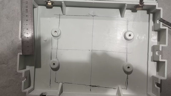 Dauerhaftes Sicherheitsgehäuse aus Glasfaser 800x800x350 mm