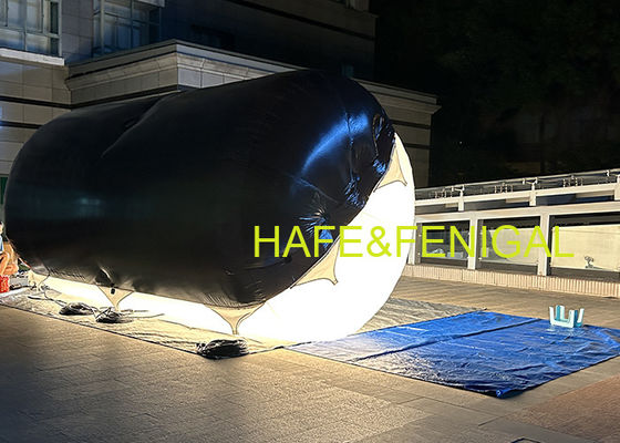 Filmaufnahmen Aufblasbare Rohrhalogen-Heliumbeleuchtung Ballon im Freien