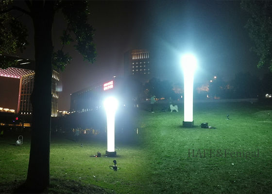 Blendfreier, aufblasbarer Beleuchtungsturm Notfallsystem 1200W 60HZ Nacht Outdoor Tragbar