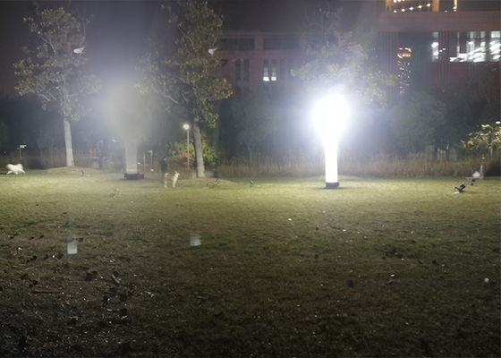 Blendfreier, aufblasbarer Beleuchtungsturm Notfallsystem 1200W 60HZ Nacht Outdoor Tragbar