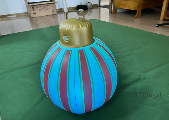 LED-Ballonlicht Weihnachten Aufblasbar PVC (Silber/Gold) - Outdoor-Heimdekoration Atemberaubender Ballonlicht-Turm