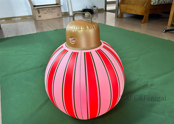 LED-Ballonlicht Weihnachten Aufblasbar PVC (Silber/Gold) - Outdoor-Heimdekoration Atemberaubender Ballonlicht-Turm