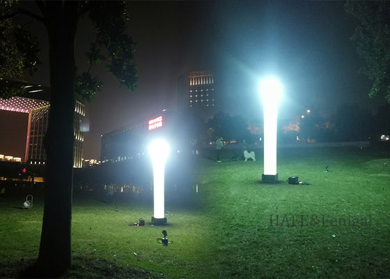 Blendfreie aufblasbare Lichtmast 1200W 60HZ Notfallsystem für nächtlichen Außenbereich, tragbar