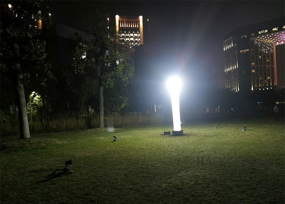 Blendfreie aufblasbare Lichtmast 1200W 60HZ Notfallsystem für nächtlichen Außenbereich, tragbar