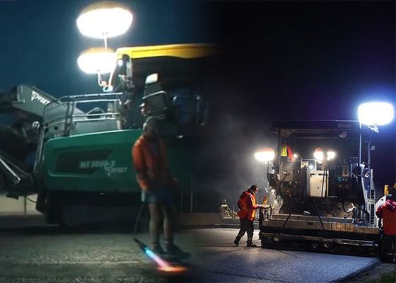 600W LED Sicherheits-Ballon-Lichtmast – Blendfreies Licht für Straßenbau-Reparaturen