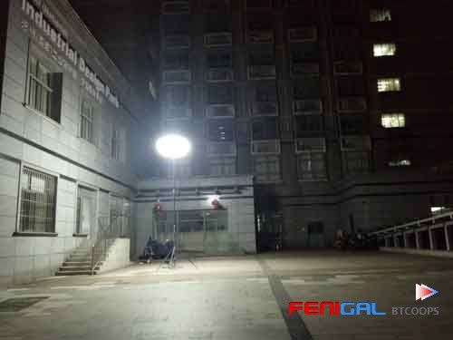 200 Watt Glanzfreies Stativ LED-Ballons Industrielle Rettungsbeleuchtung Lösung