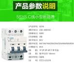Bildete industrielles Miniaturthermal PC Leistungsschalter 1~63A 1P 2P 3P 4P 1P+N MCB Fall