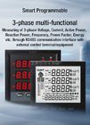 Multifunktionsmeter Wechselstroms 1A 5A Digital, 380/400V 3 Schnittstelle des Phasen-Stromzähler-RS485