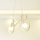 Kreatives LED-Innenfahrrad-hängendes Licht 9w für Schlafzimmer-Balkon-Schwarz-Weiß