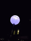 aufblasbare Beleuchtungs-Dekoration 96W RGB LED mit 63-Ft-Durchmesser weißem Silk Polyballon