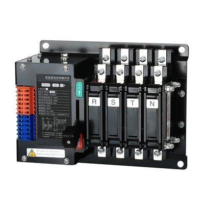 220V 100-Ampere-Doppelenergie-automatische Energie-Übergangsschalter Druckluftanlasser-PC Klasse