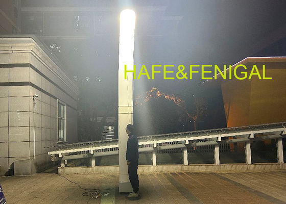 3-5M Tragbarer aufblasbarer Lichtmast 1000W Außenbeleuchtung für große Flächen