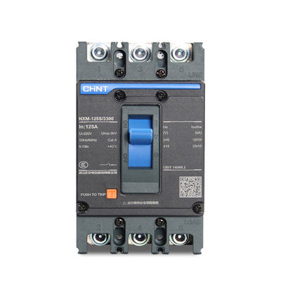 Chint NXM formte Fall-Leistungsschalter 3 Polen 4 Pole NXM-63 125S 250S 400S 630S 380V 415V Icu bis zu 50kA