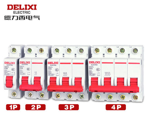 DZ47s-Miniaturleistungsschalter, elektrischer Leistungsschalter 1~63A 80~125A