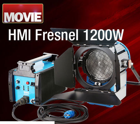 5500k-5600k LED Tageslicht-Hochgeschwindigkeitsaufflackern der Studio-Licht-1200W HMI Fresnel gibt Ballast frei