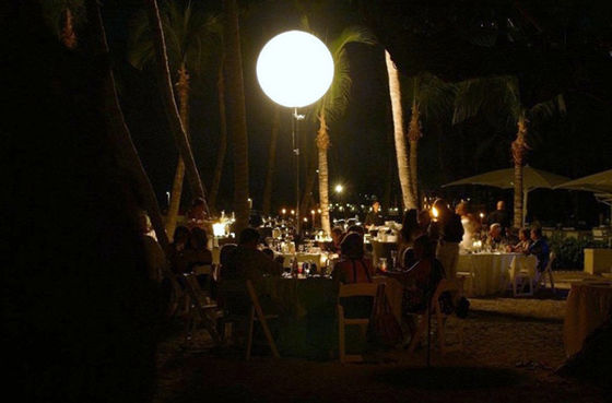 600 Innendurchmesser der Watt-Mond-Ballon-Licht-Ereignis-Dekorations-1.6m/5.2ft im Freien