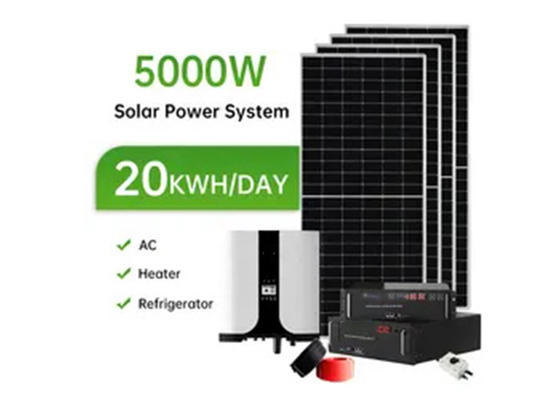 Zuhause Solarenergiesystem 8KW 5KW 3KW Solar-Kit 20KW 10KW Off-Grid Solar-Energiesystem