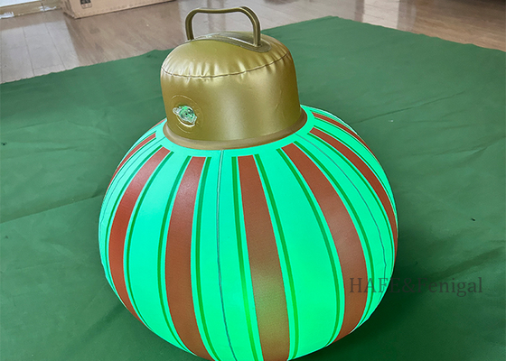 LED-Ballonlicht Weihnachten Aufblasbar PVC (Silber/Gold) - Outdoor-Heimdekoration Atemberaubender Ballonlicht-Turm